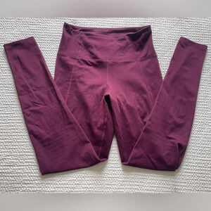 Girlfriend Collective Purple Compressive Workout Gym Leggings Active Wear Yoga